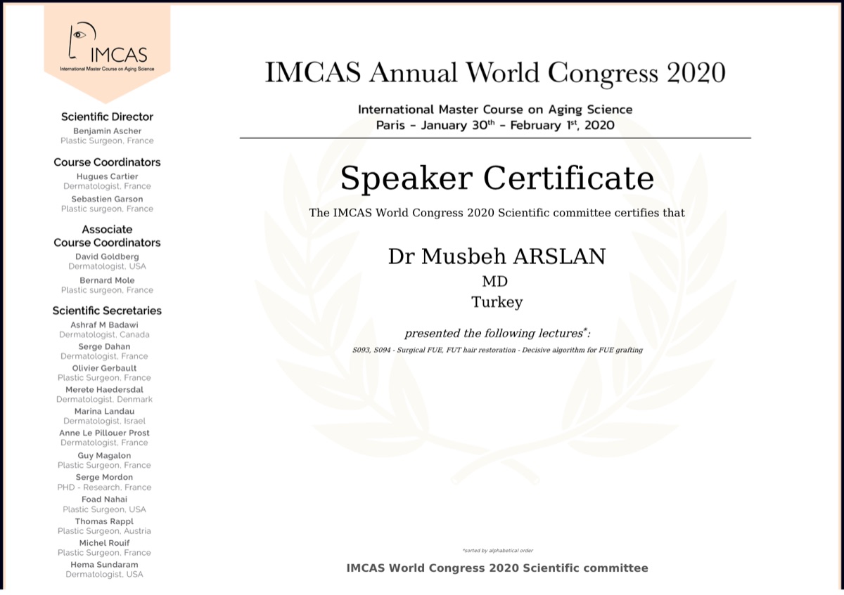 Speaker — IMCAS